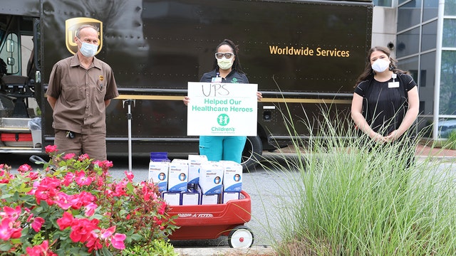 UPS donates 10K N95 masks to Children's Healthcare of Atlanta
