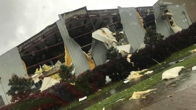 Tornadoes strike multiple states as severe weather outbreak unfolds on Easter in South