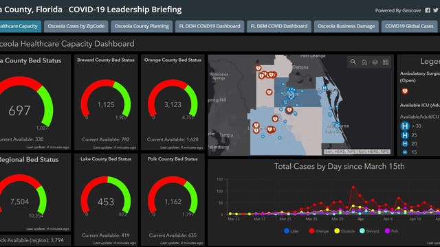 Osceola County unveils coronavirus dashboard, includes available beds in surrounding counties