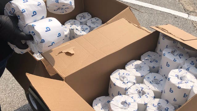 With store shelves empty, Florida city holds toilet paper drive for residents