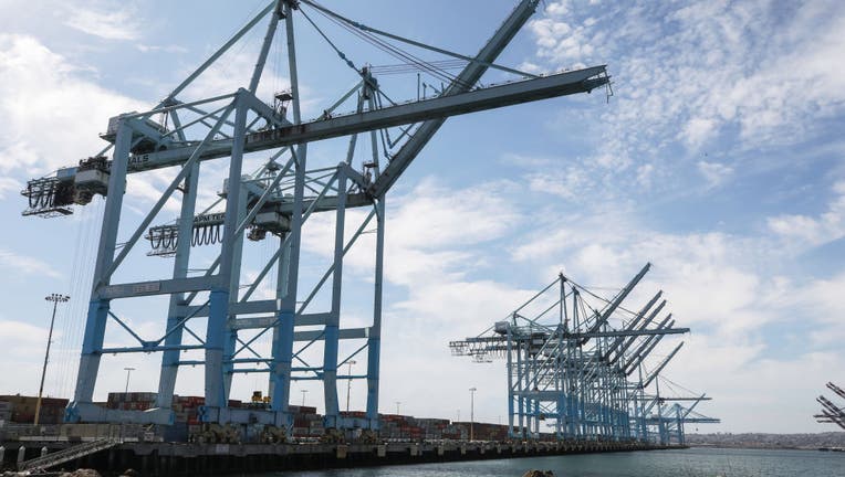 Shipping Traffic Slows Down At Southern California Ports Due To Worldwide Coronavirus Outbreak