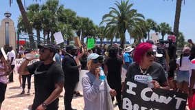 Over a hundred protesters gather in Volusia County, remains peaceful and unified