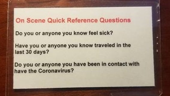 Daytona Beach Police issue 'COVID Cards' to officers