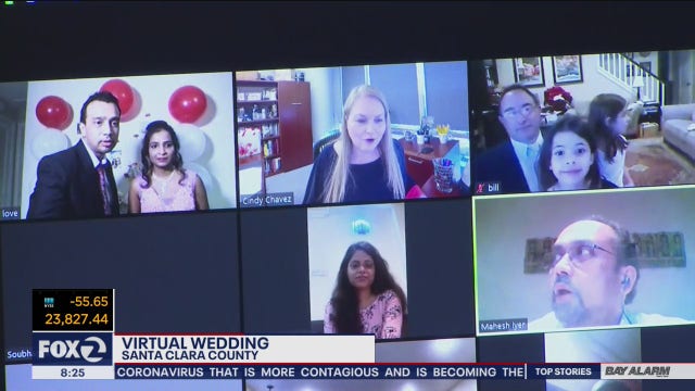 California couple first in state to tie knot via zoom during coronavirus pandemic