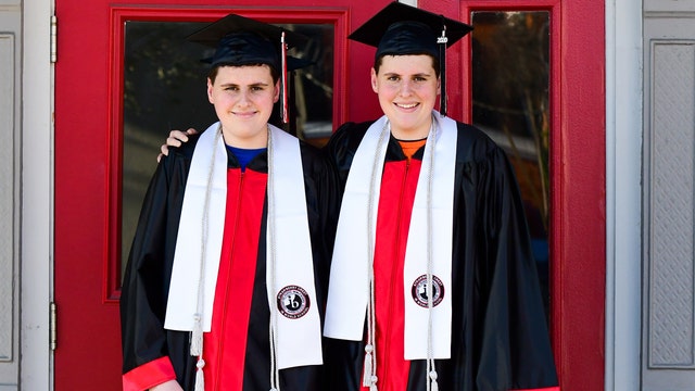 Brotherly bond unbreakable for identical twins headed to college after graduating top of their class