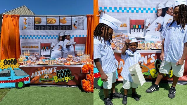 3-year-old's 'Good Burger' birthday theme is a flashback to the 90's