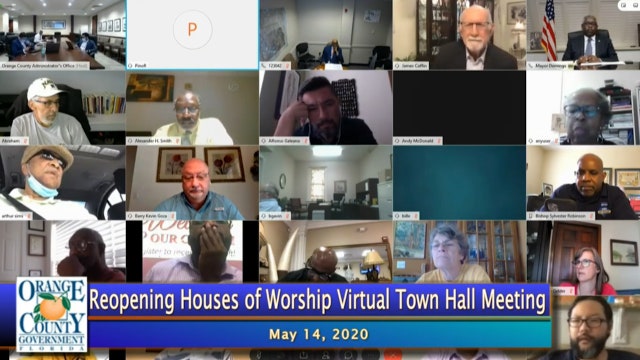 Orange County mayor hosts virtual town hall with local churches