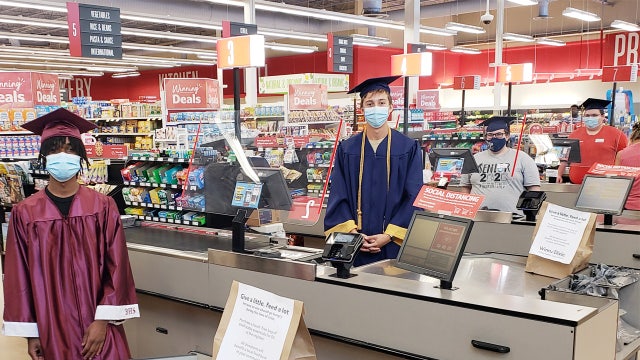 Winn-Dixie in Valrico throws graduation ceremony for workers graduating from high school