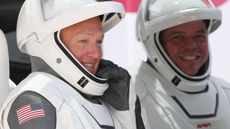 - GettyImages 1235558532 - Kennedy Space Center Visitor Complex to display suits of SpaceX’s first NASA astronauts