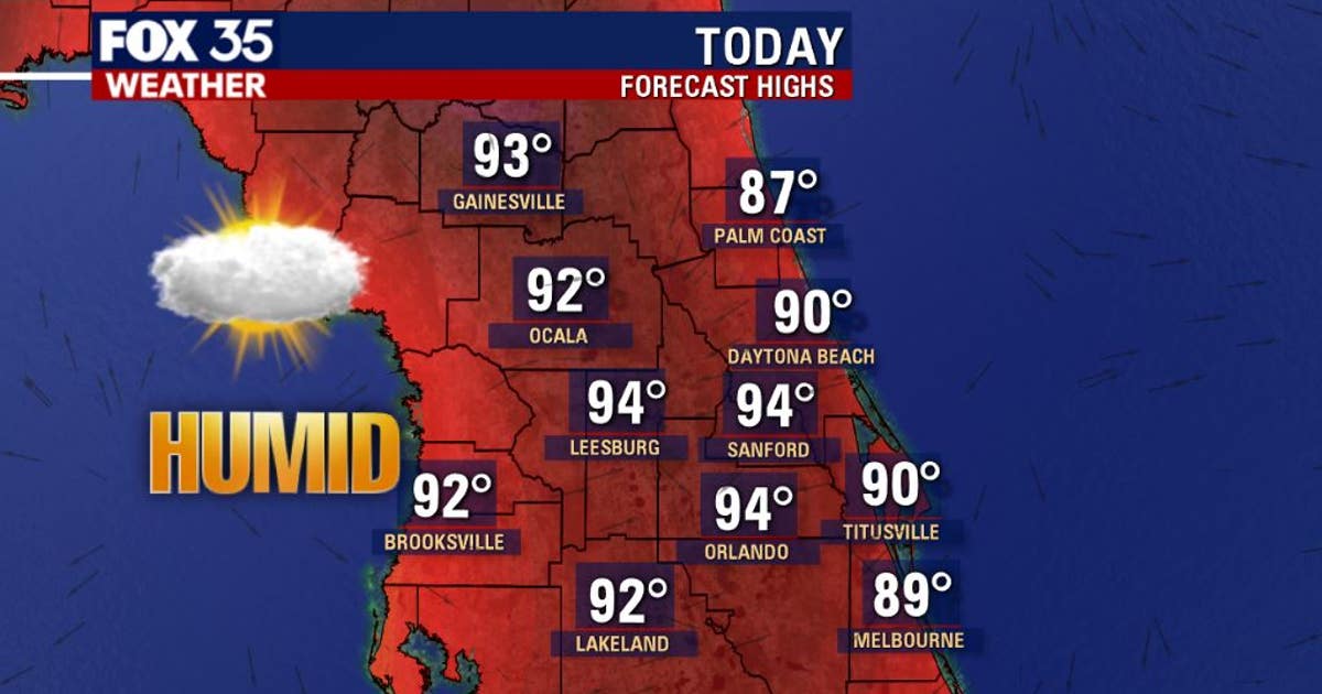 The official start to summer will bring hot & humid conditions | FOX 35 ...
