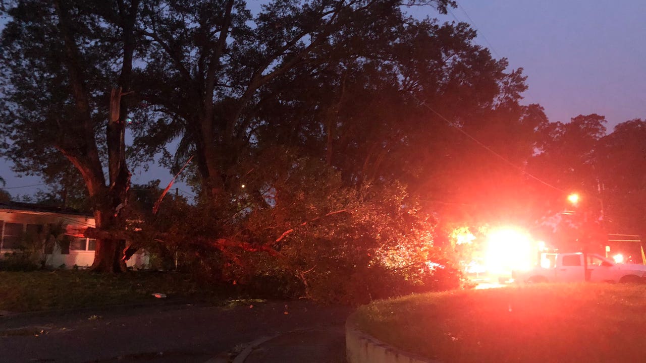 Severe weather brings damage to areas of Orlando