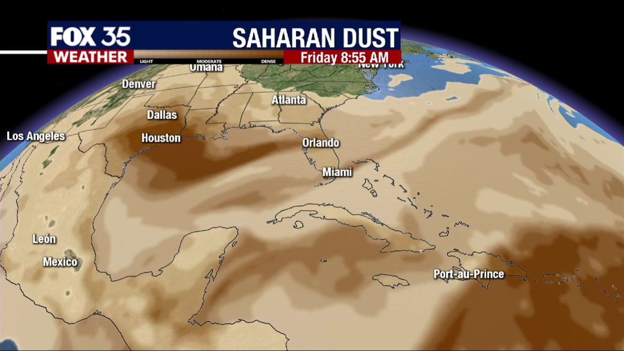 Second Saharan Dust Cloud Will Target The U S This Holiday Weekend   Tx Fri 