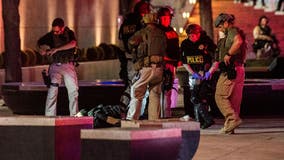 Las Vegas officer shot in the head outside casino is on life support, sheriff says