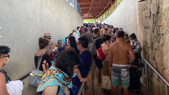 Photos of crowds at Universal Orlando's Volcano Bay spark concern