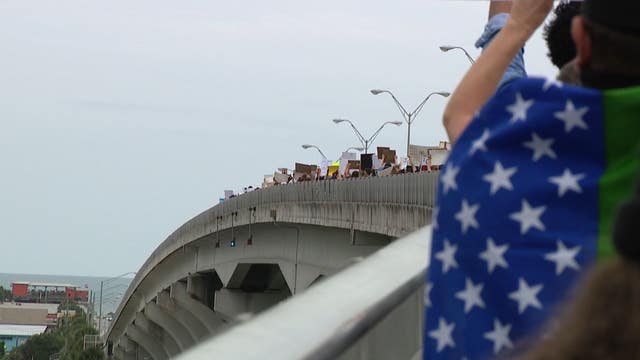 Peaceful demonstrations held in DeLand, Flagler Beach