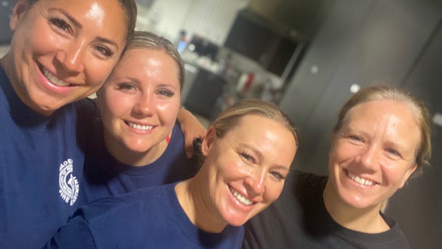 California fire department has all-female crew for the first time