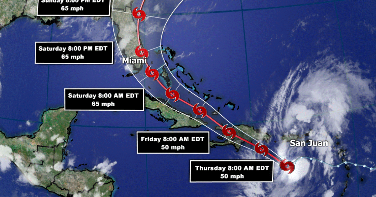 Tropical Storm Isaias forms with Florida still in its forecasted path ...