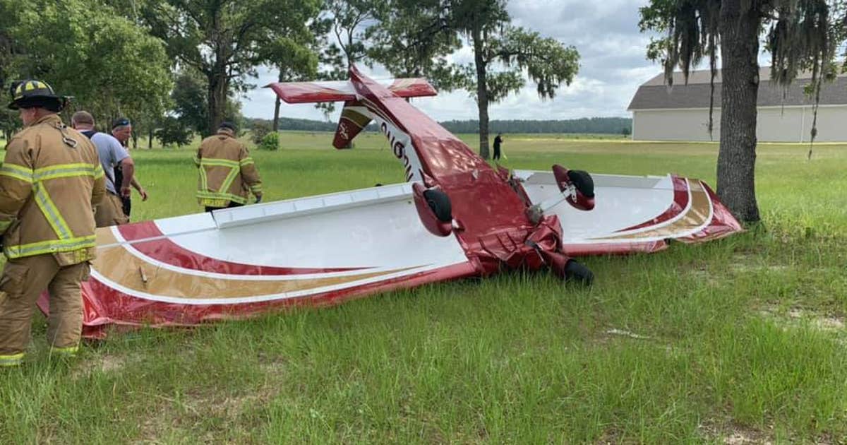 Pilot dead after small plane crash in Ocala, fire rescue units say ...