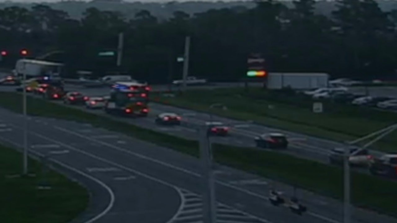 Police Fatal crash into parked semi shuts down road in Cocoa