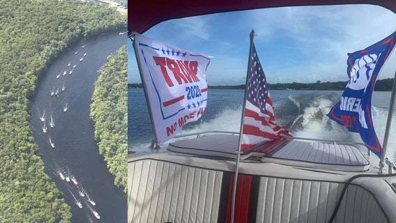 Boat parade to support President Trump held on St. John's River in Volusia County