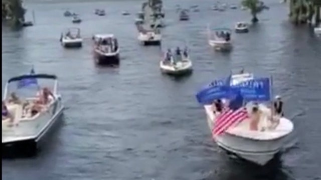 Hundreds take part in Clermont boat parade to show support for President Trump