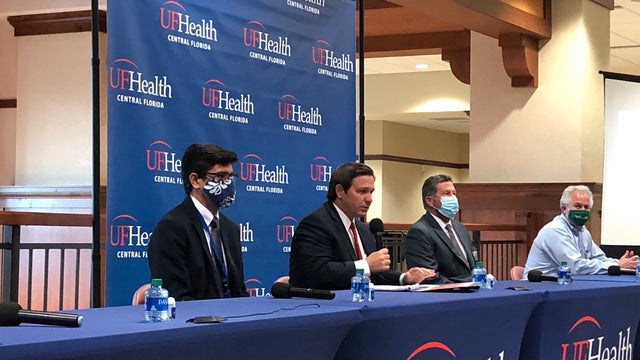 Gov. DeSantis speaks in The Villages, says highest spike in COVID-19 cases is among those aged 25-34