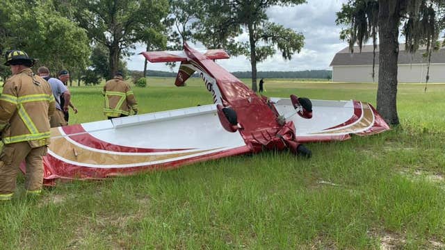 Pilot dead after small plane crash in Ocala, fire rescue units say