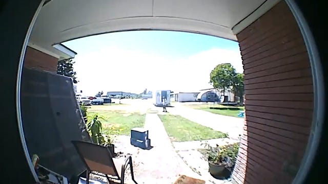 'I can't do that, boss': Security footage shows FedEx driver refusing to help fallen 89-year-old