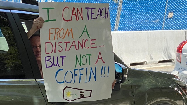 'Keep distance learning': Teachers protest after Florida schools ordered to reopen in August