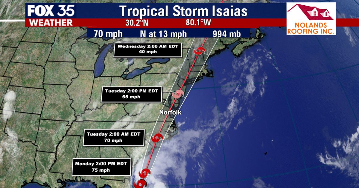 Tropical Storm Isaias expected to regain hurricane strength, make ...