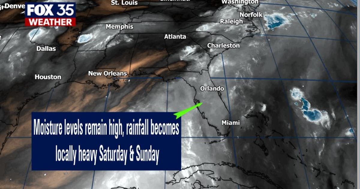 Sizzling weekend ahead; heavy rain potential remains across Central ...