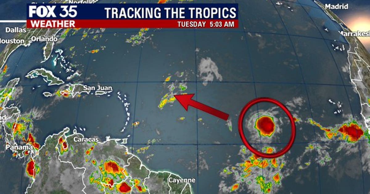 TROPICS: A tropical wave has a 90% chance of development | FOX 35 Orlando