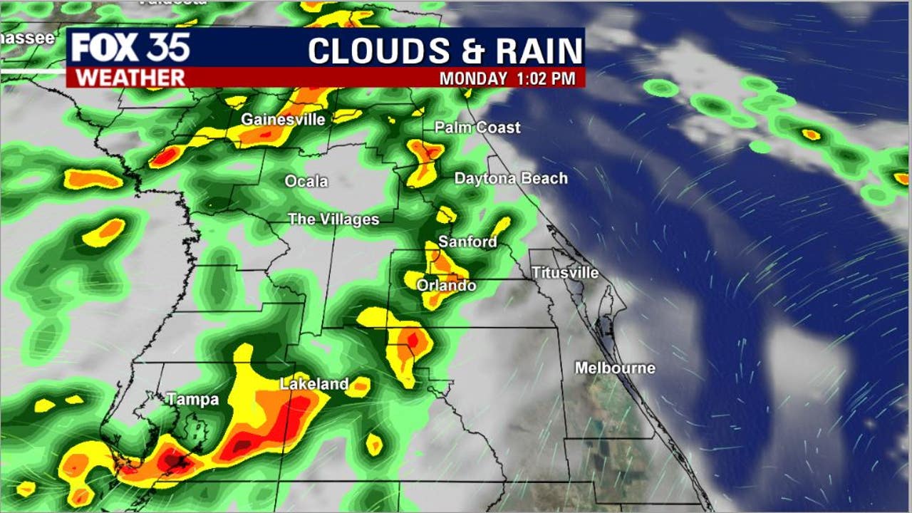 More Rain For Central Florida As Showers, Storms Arrive On The Earlier Side