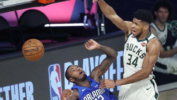 Bucks bounce back, beat Magic 111-96 in Game 2 to tie series