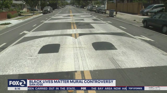 San Jose leaders in a quandary about a Black Lives Matter street mural