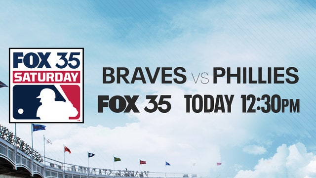 Atlanta Braves visit the Philadelphia Phillies today on FOX 35