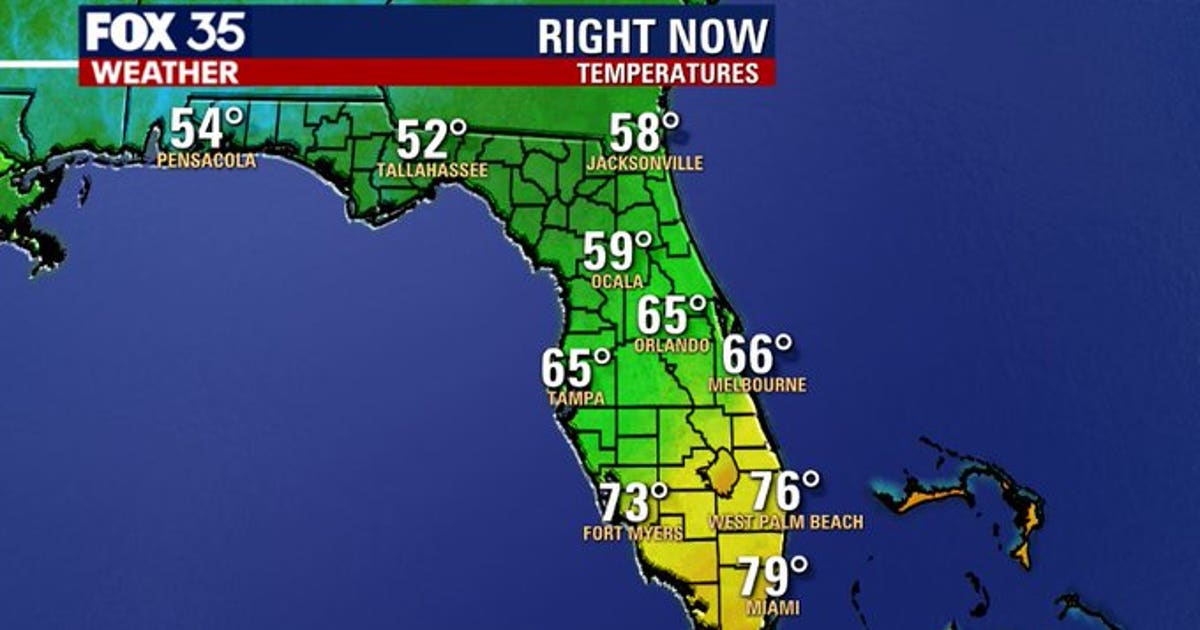 Cool mornings, mild afternoons for Central Florida | FOX 35 Orlando