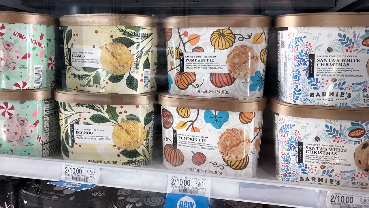 Publix holiday ice cream flavors are back in stores for a limited time