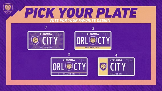 Orlando City wants you to choose the design of its new license plate
