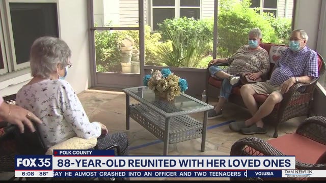 Woman in nursing home finally reunited with loved ones