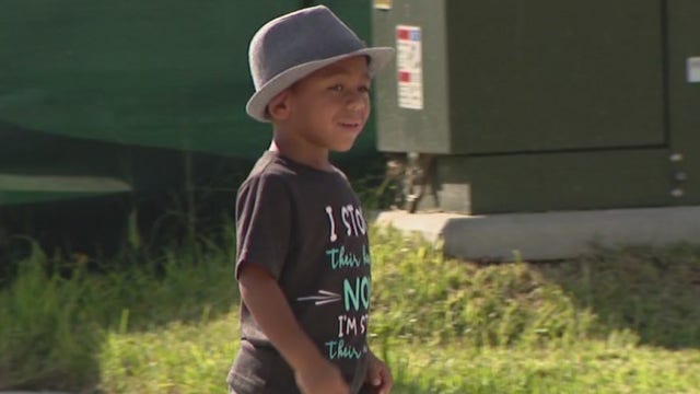 Florida family throws special adoption ceremony for 4-year-old boy