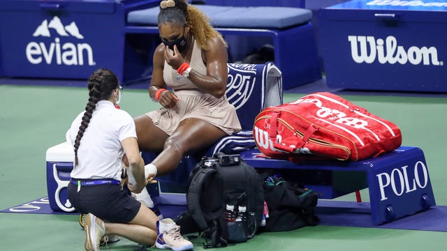 Williams out of US Open, bothered by ankle, Azarenka's surge