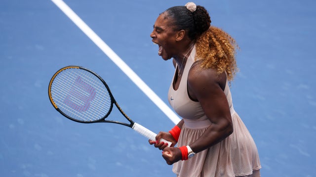 'Keep fighting!' Serena Williams yells herself to Open win