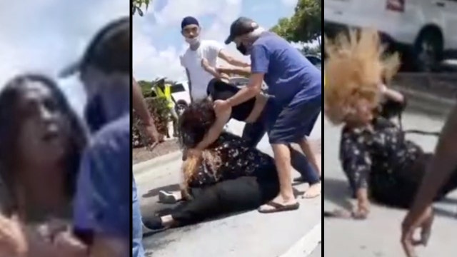 Violent attack over parking spot at Florida Walmart caught on video
