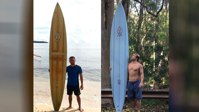 Man's surfboard, lost in Hawaii, found 5,000 miles away in Philippines