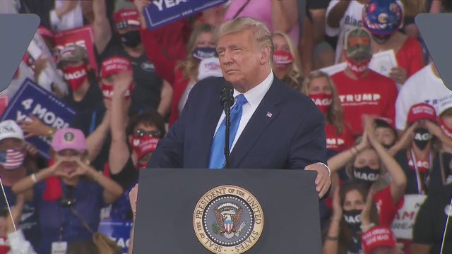 President Trump holds Florida rally: Discusses upcoming debate, Supreme Court nomination, and more