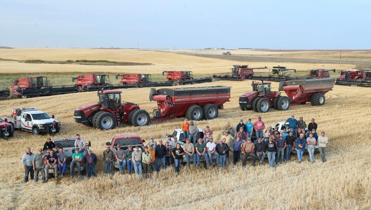 north dakota farmers harvest don anderson