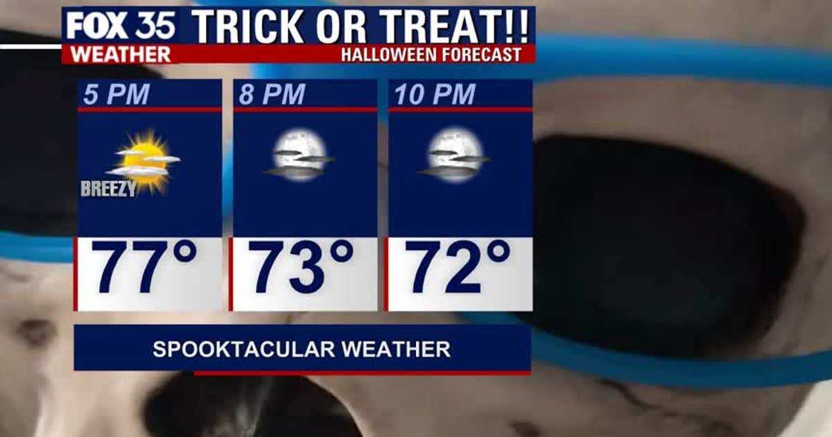 Halloween expected to be cool, breezy as series of fronts move in | FOX ...
