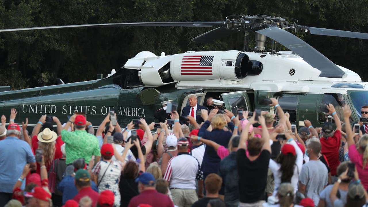 President Trump holds campaign rally in The Villages