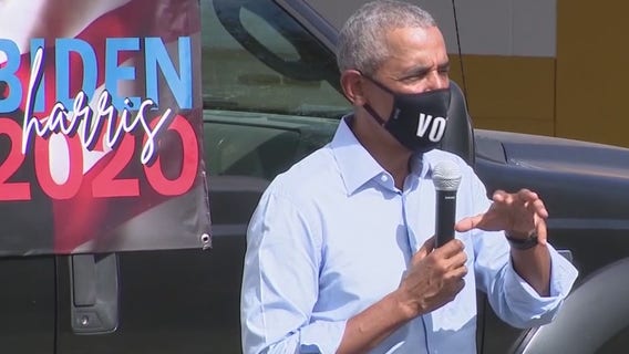 President Obama surprises campaign volunteers in Orlando